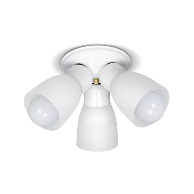 APLIQUE B/VENT 3L FIJAS E27 B/CONSUMO