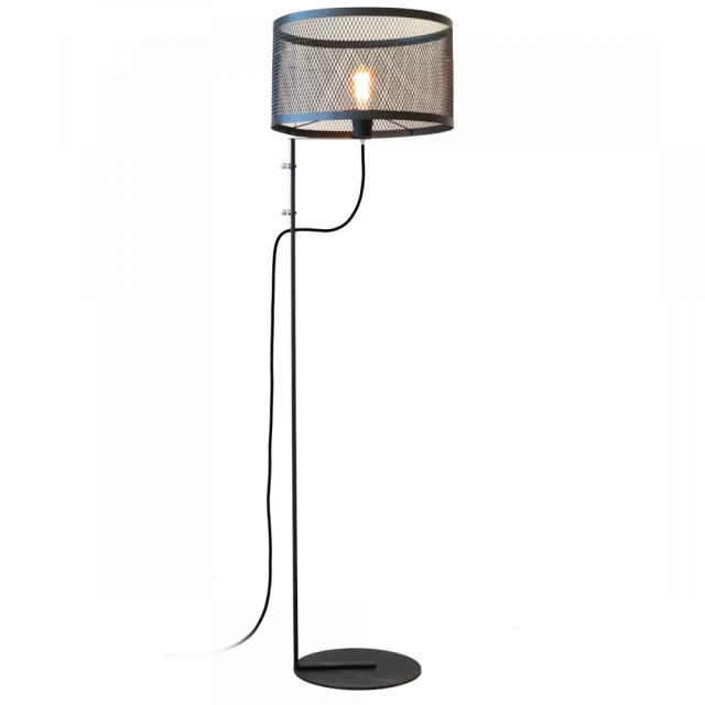 LAMPARA DE PIE NEGRO MICRO BASE Ø32CM