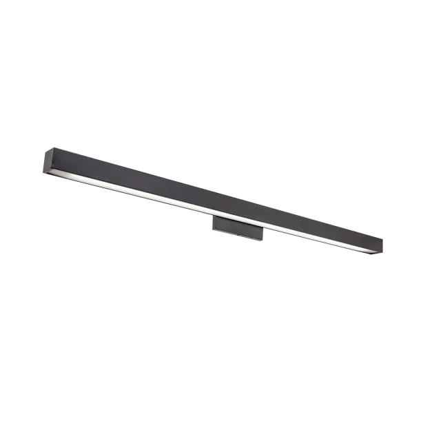 PLAFON RECTILINEO PARA TUBO LED 1L CON DIFUSOR PLASTICO