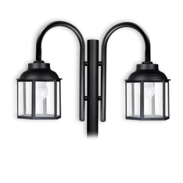 FAROL HEXAGONAL 2L CON COLUMNA DE 2,5M