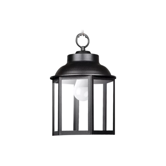 FAROL HEXAGONAL CON FLORON Y CADENA