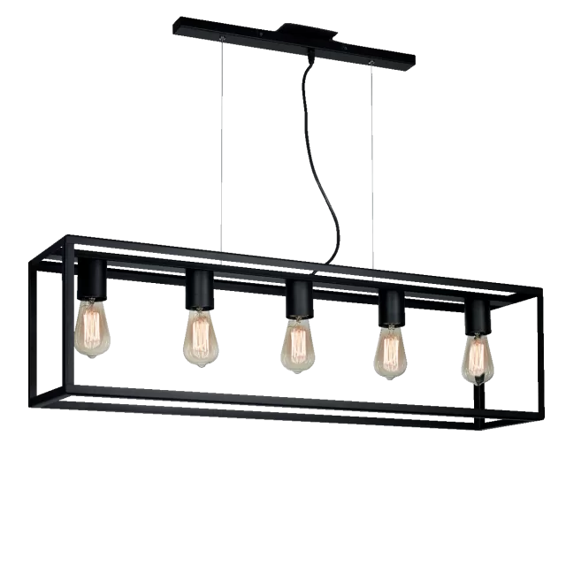 COLGANTE RECTANGULAR DE HIERRO 3L