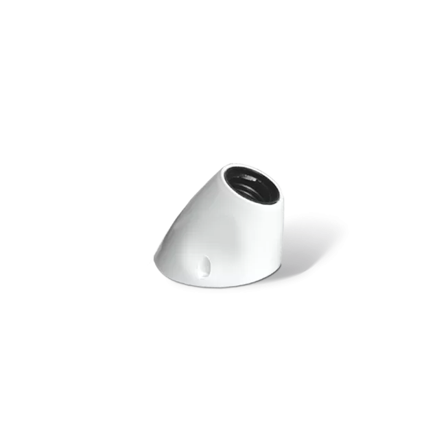 RECEPTACULO CURVO E27 PORTALAMPARA BAKELITA BASE TERMOPLASTICA