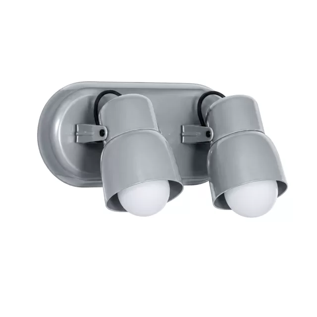APLIQUE 2 LUCES BASE OVAL