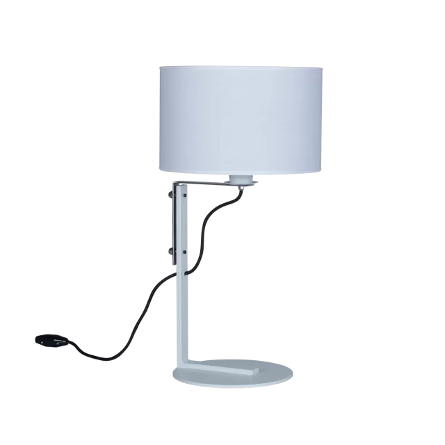 LAMPARA DE MESA BLANCO MICRO BASE Ø23CM