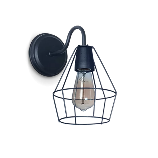APLIQUE JAULA DIAMANTE MINI 1L