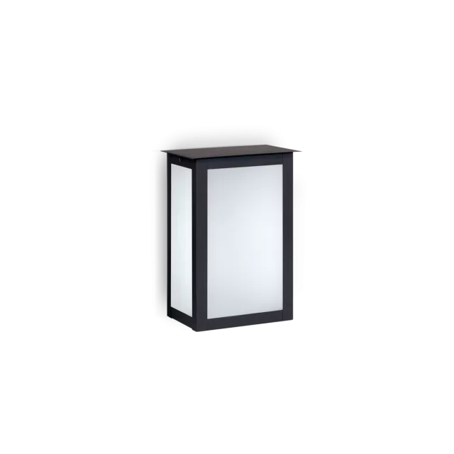 FAROL DE PARED 2L VIDRIO ESMERILADO