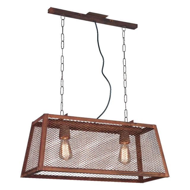 COLGANTE 2L CON PANTALLA DE MALLA METALICA
