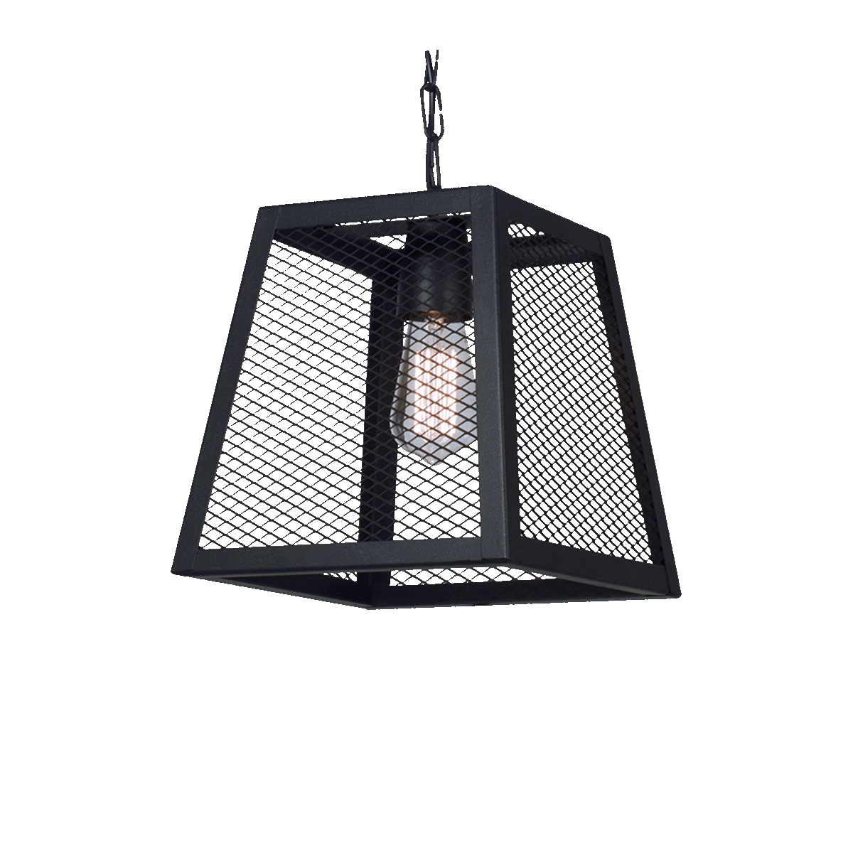 COLGANTE 1L CON PANTALLA DE MALLA METALICA