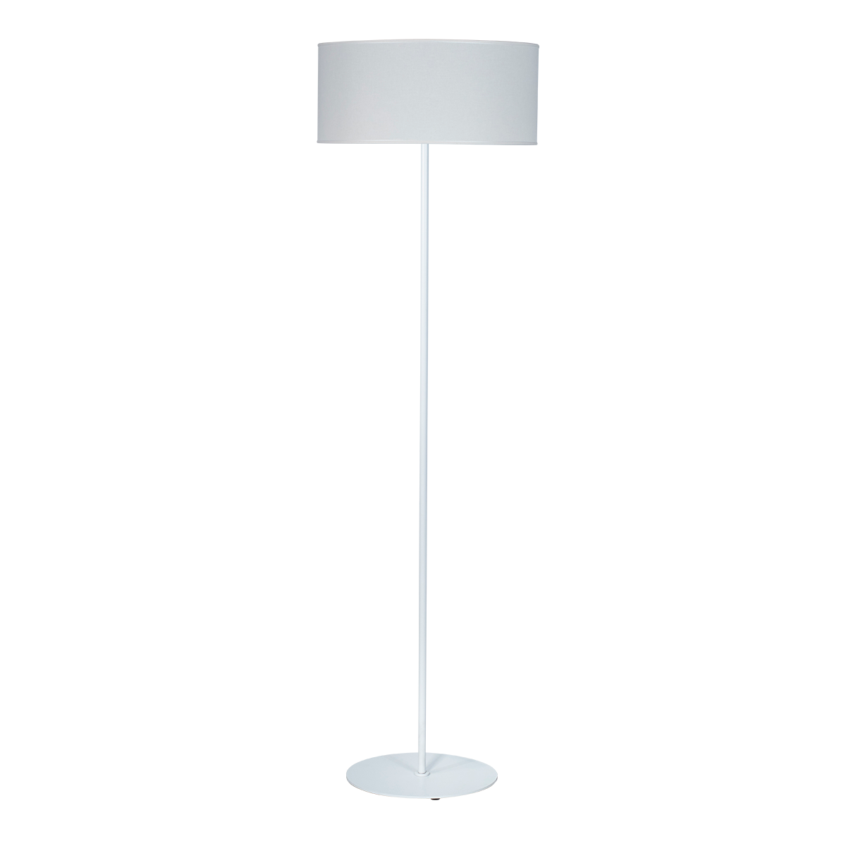 LAMPARA DE PIE BASE Ø32CM NEGRO MICRO Y BCO MICRO